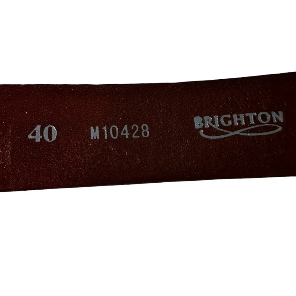 Brighton Vintage Brown Belt size 40